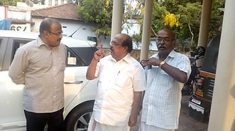 Prathapan Thayat with Sri G. Sudhakaran