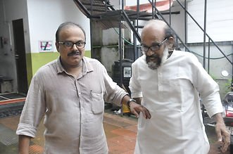 Prathapan Thayat with Sri Sathrugnan